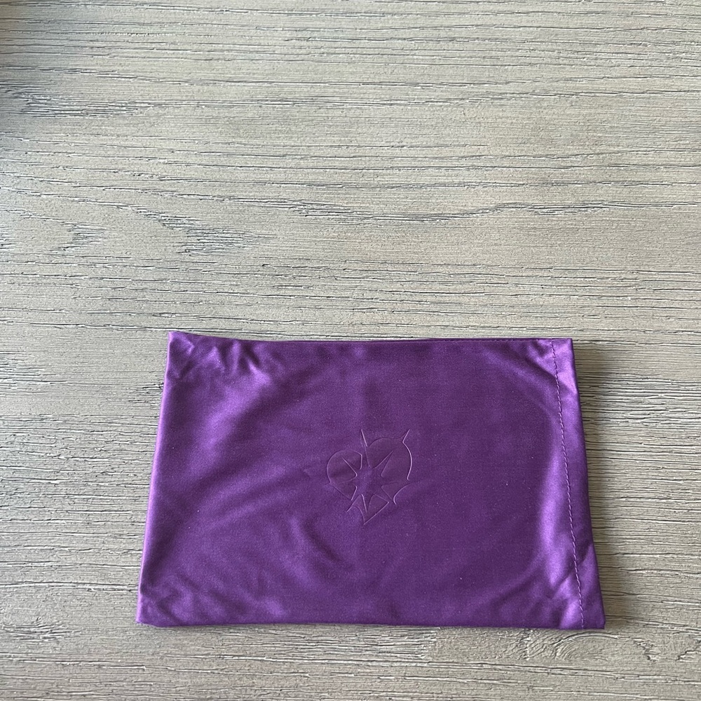 Bonnie Clyde Purple Small Glasses Dust Bag